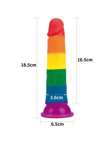 Dildo Prider 7 Silicona Liquida LGBT