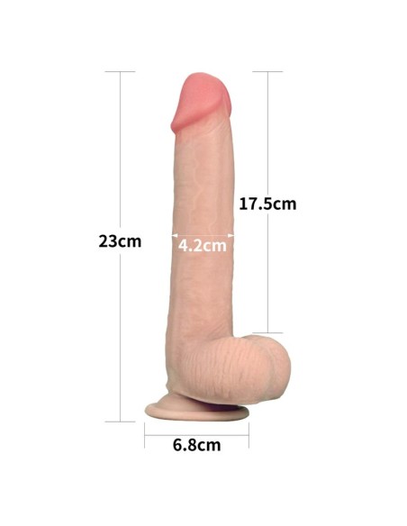 Dildo con Piel Retractil 9 Natural