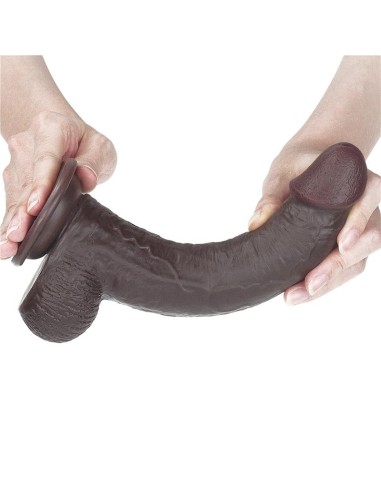 Dildo con Piel Retractil 9 Negro