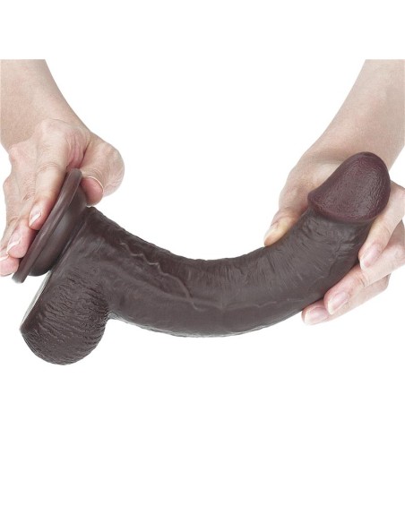 Dildo con Piel Retractil 9 Negro