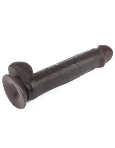 Dildo con Piel Retractil 9 Negro