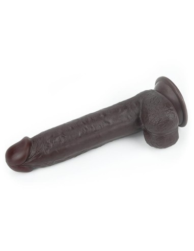 Dildo con Piel Retractil 9 Negro