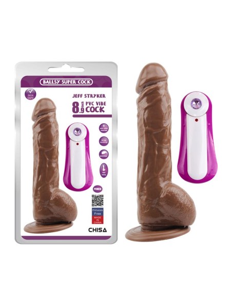 Vibrador Jeff Stryker 89 Marron