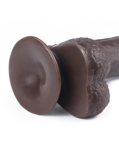 Dildo con Piel Retractil 7 Negro