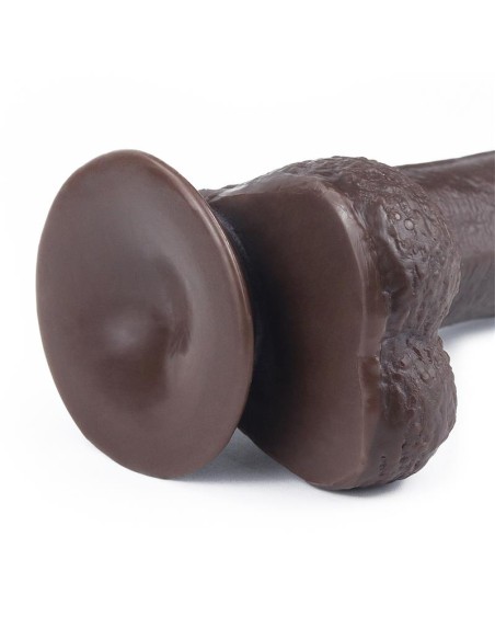 Dildo con Piel Retractil 7 Negro Dildo con Piel Retractil 7 Negro