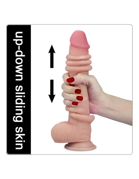 Dildo con Piel Retractil 9 Natural