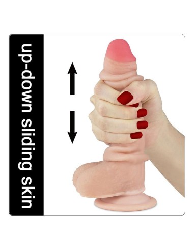Dildo con Piel Retractil 7 Natural