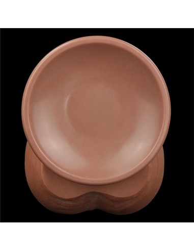 Dildo Dual Density Piel Desizante Retractil 115