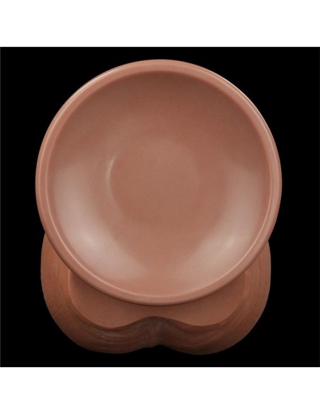 Dildo Dual Density Piel Desizante Retractil 115