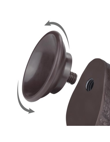 Dildo Dual Layer Piel Deslizante Retractil 75