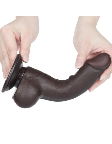 Dildo Dual Layer Piel Deslizante Retractil 75