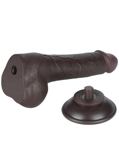 Dildo Dual Layer Piel Deslizante Retractil 75