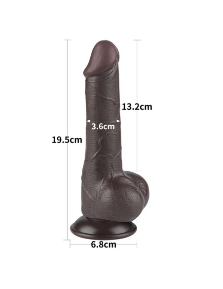 Dildo Dual Layer Piel Deslizante Retractil 75 Dildo Dual Layer Piel Deslizante Retractil 75