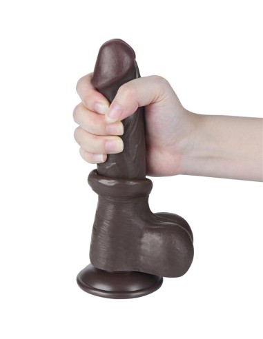 Dildo Dual Layer Piel Deslizante Retractil 8