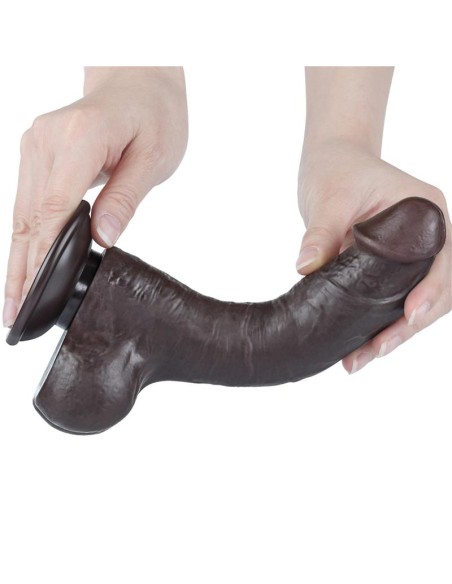 Dildo Dual Layer Piel Deslizante Retractil 8