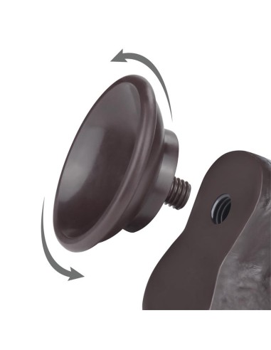 Dildo Dual Layer Piel Deslizante Retractil 8