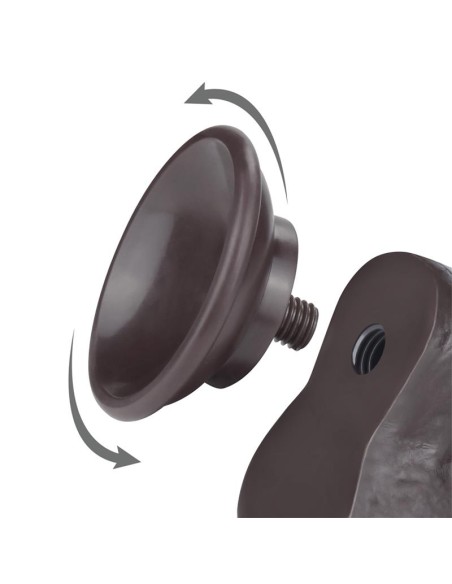 Dildo Dual Layer Piel Deslizante Retractil 8