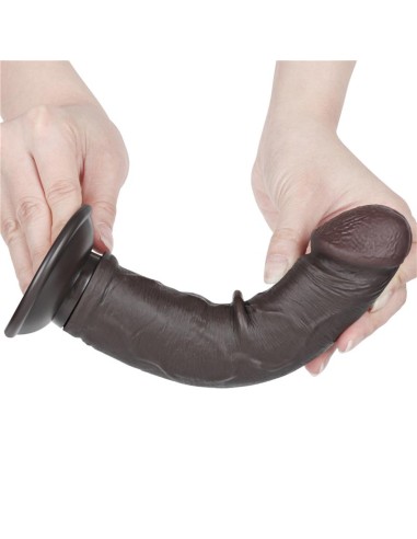 Dildo Dual Layer Piel Delizante Retractil 8