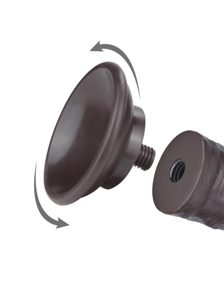 Dildo Dual Layer Piel Delizante Retractil 8 Dildo Dual Layer Piel Delizante Retractil 8