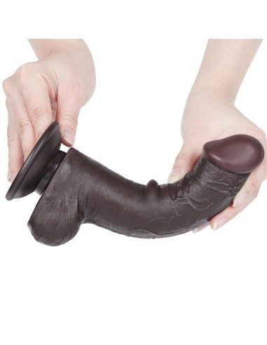 Dildo Dual Layer Piel Deslizante Retractil 8