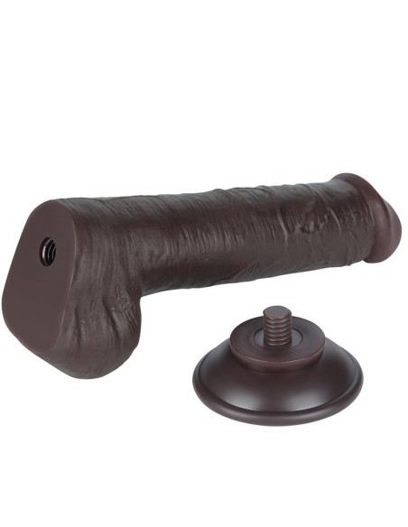 Dildo Dual Layer Piel Deslizante Retractil 8