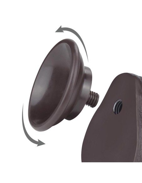 Dildo Dual Layer Piel Deslizante Retractil 85