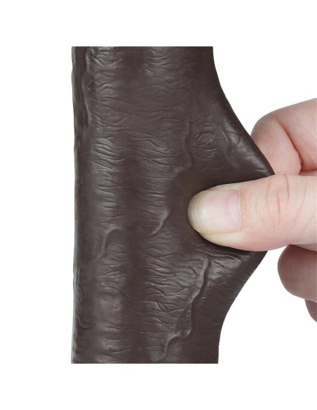 Dildo Dual Density Piel Deslizante Retractil 9 Dildo Dual Density Piel Deslizante Retractil 9