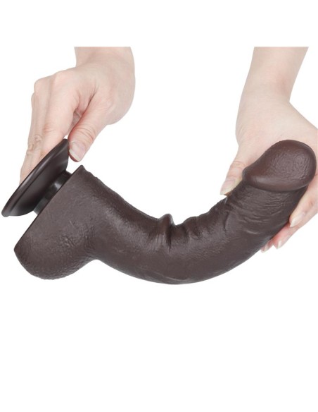 Dildo Dual Layer Piel Deslizante Retractil 95