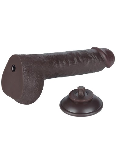 Dildo Dual Layer Piel Deslizante Retractil 95