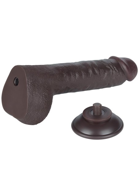 Dildo Dual Layer Piel Deslizante Retractil 95