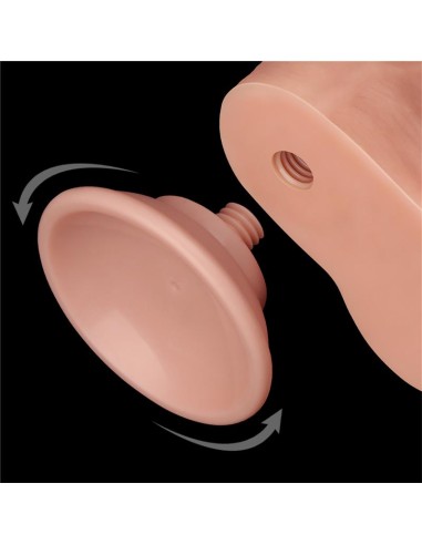 Dildo Dual Layer Piel Deslizante Retractil 85