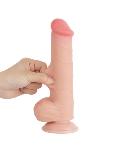 Dildo Dual Layer Piel Deslizante Retractil 8