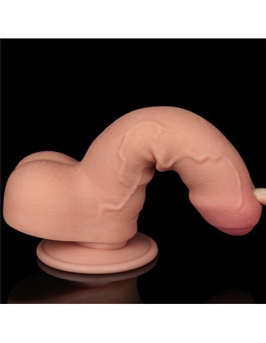 Dildo Dual Layer Piel Deslizante Retractil 7