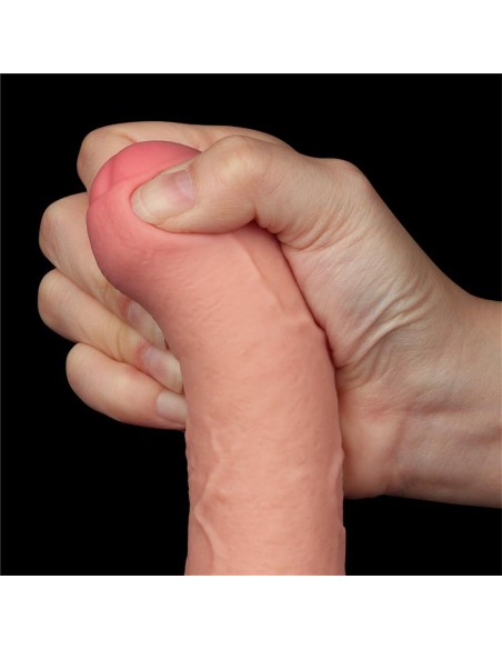 Dildo Dual Layer Piel Deslizante Retractil 7