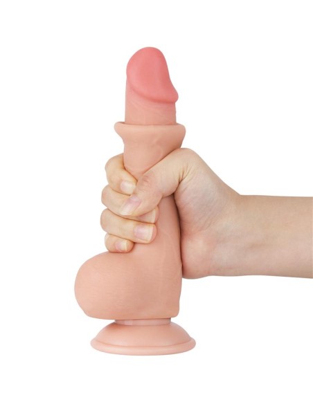 Dildo Dual Layer Piel Deslizante Retractil 75