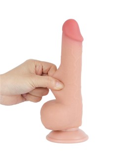 Dildo Dual Layer Piel Deslizante Retractil 75 2