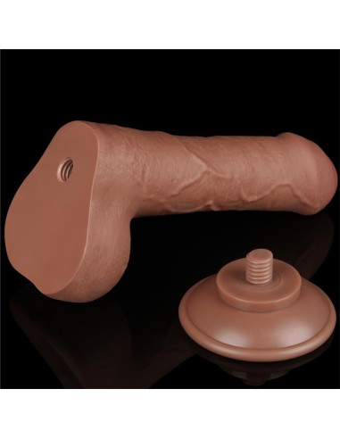 Dildo con Piel Retractil 7 Bronceado