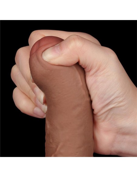Dildo con Piel Retractil 7 Bronceado