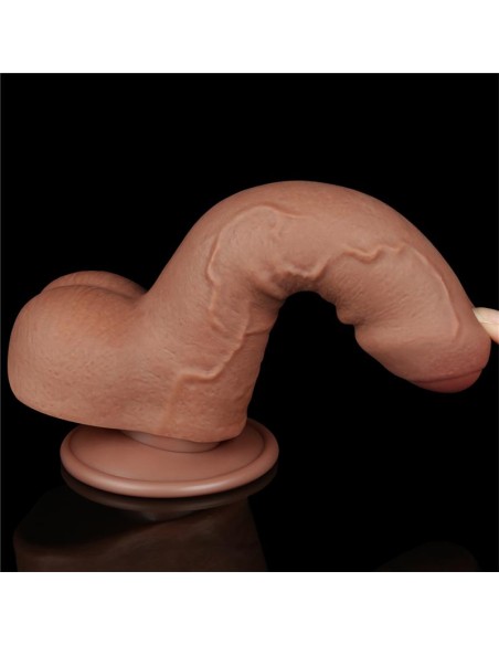 Dildo con Piel Retractil 7 Bronceado