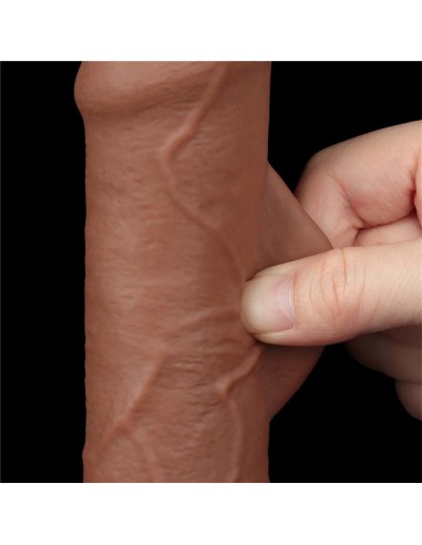 Dildo con Piel Retractil 7 Bronceado