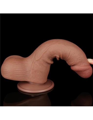 Dildo con Piel Retractil 75 Bronceado