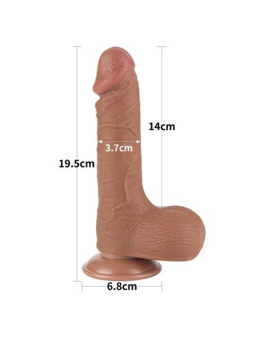 Dildo con Piel Retractil 75 Bronceado