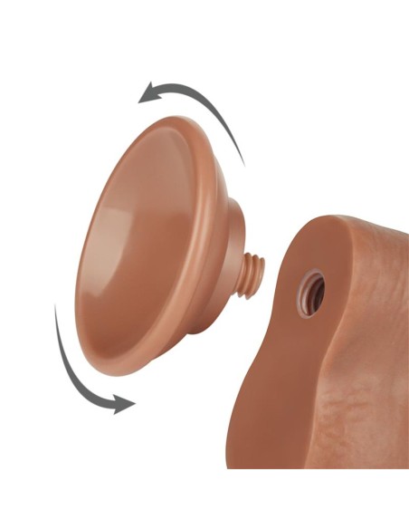 Dildo con Piel Retractil 8 Bronceado Dildo con Piel Retractil 8 Bronceado