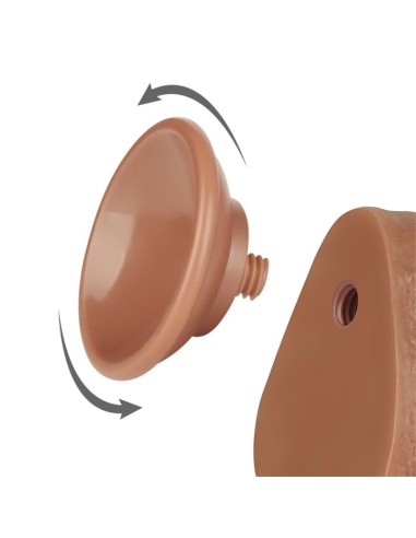Dildo con Piel Retractil 85 Bronceado