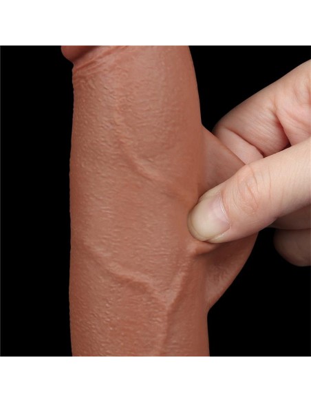 Dildo con Piel Retractil 85 Bronceado Dildo con Piel Retractil 85 Bronceado