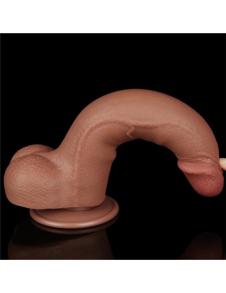 Dildo con Piel Retractil 85 Bronceado Dildo con Piel Retractil 85 Bronceado