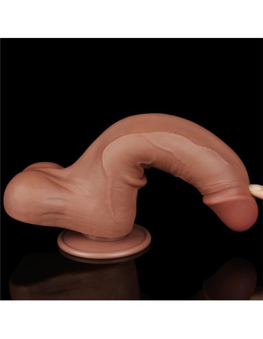Dildo con Piel Retractil 85 Bronceado