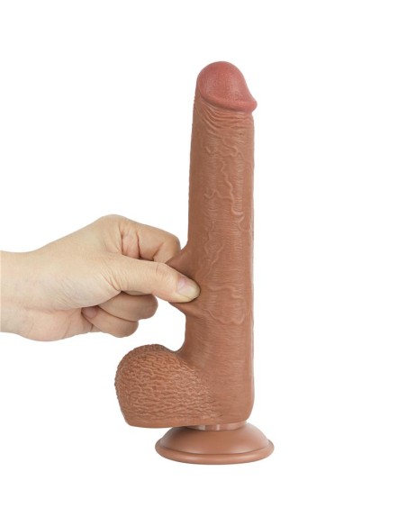 Dildo con Piel Retractil 9 Bronceado