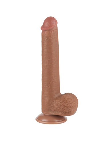 Dildo con Piel Retractil 9 Bronceado