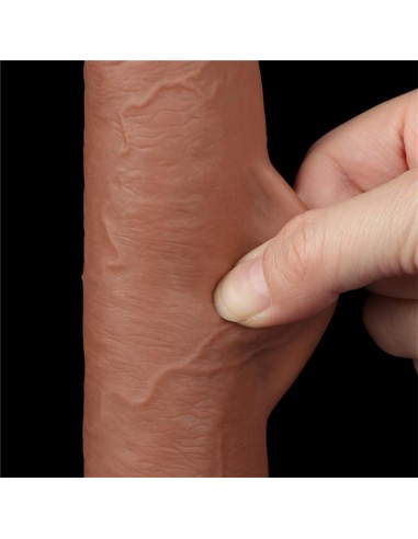 Dildo con Piel Retractil 9 Bronceado
